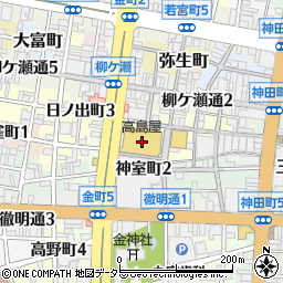 岐阜タカシマヤ周辺の地図