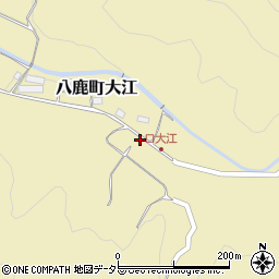 兵庫県養父市八鹿町大江298周辺の地図