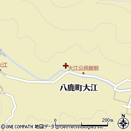 兵庫県養父市八鹿町大江612周辺の地図