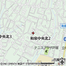 グリーンハイム戸塚駐車場周辺の地図