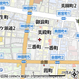 岐阜県岐阜市三番町11周辺の地図