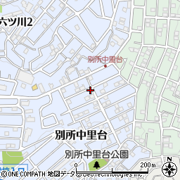 神奈川県横浜市南区別所中里台4-1周辺の地図