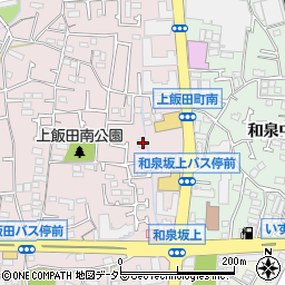 神奈川県横浜市泉区上飯田町993周辺の地図
