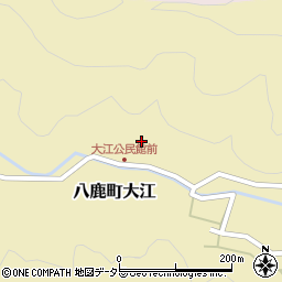 兵庫県養父市八鹿町大江636周辺の地図