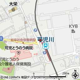 可児川駅周辺の地図