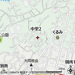 中里町第三公園周辺の地図