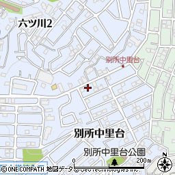 神奈川県横浜市南区別所中里台2-17周辺の地図