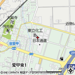 神奈川県厚木市愛甲東2丁目周辺の地図