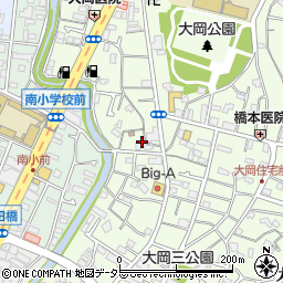 神奈川県横浜市南区大岡2丁目19周辺の地図