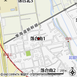 神奈川県綾瀬市落合南1丁目周辺の地図