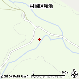 兵庫県美方郡香美町村岡区和池879周辺の地図