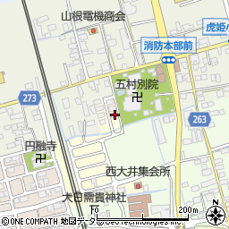 滋賀県長浜市西大井町6周辺の地図