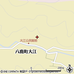 兵庫県養父市八鹿町大江643周辺の地図