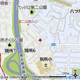 読売新聞　六ッ川センター周辺の地図