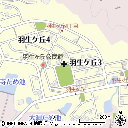 岐阜県可児市羽生ケ丘周辺の地図
