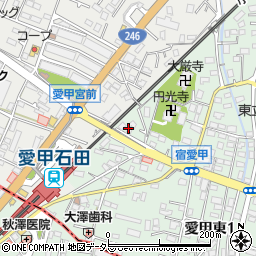 神奈川県厚木市愛甲東2丁目1周辺の地図