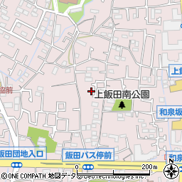 神奈川県横浜市泉区上飯田町975-4周辺の地図
