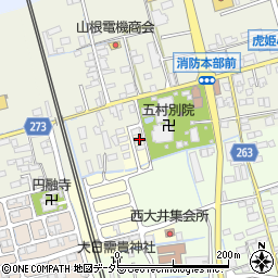 滋賀県長浜市西大井町7周辺の地図