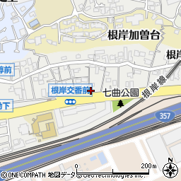 フローラ根岸周辺の地図