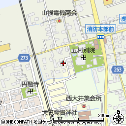 滋賀県長浜市西大井町11周辺の地図