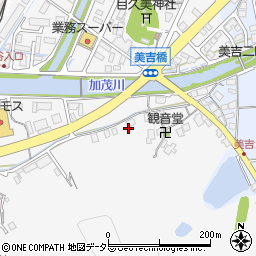 鳥取県米子市目久美町周辺の地図
