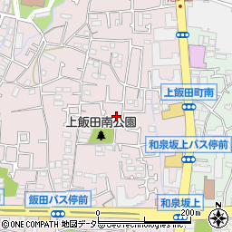 神奈川県横浜市泉区上飯田町1001-6周辺の地図