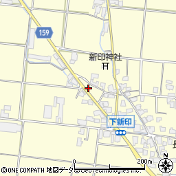 鳥取県米子市下新印420周辺の地図