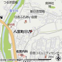 島根県松江市八雲町日吉149-5周辺の地図