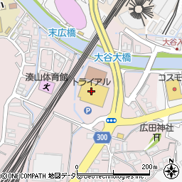 スーパーセンタートライアル米子大谷店周辺の地図