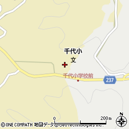 飯田市立千代小学校周辺の地図