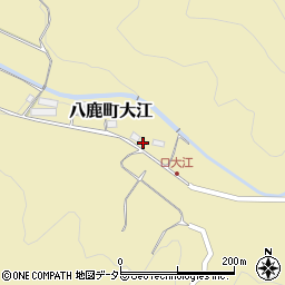 兵庫県養父市八鹿町大江303周辺の地図
