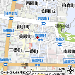 河田帽子店小売部周辺の地図