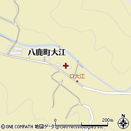 兵庫県養父市八鹿町大江297周辺の地図