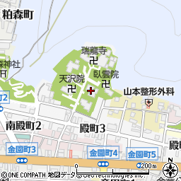 鶴棲院周辺の地図