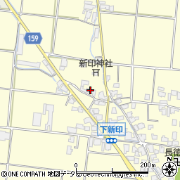 鳥取県米子市下新印113周辺の地図