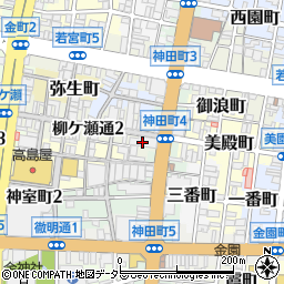 中部日本放送株式会社　岐阜支社周辺の地図