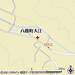 兵庫県養父市八鹿町大江304周辺の地図