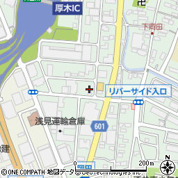 神奈川県厚木市岡田3187周辺の地図
