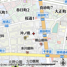 岐阜県岐阜市柳川町周辺の地図