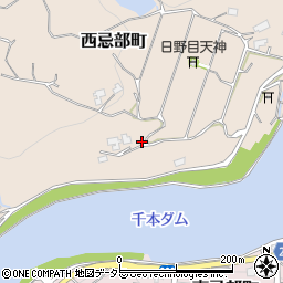 島根県松江市西忌部町1940周辺の地図