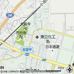 神奈川県厚木市愛甲東2丁目9周辺の地図