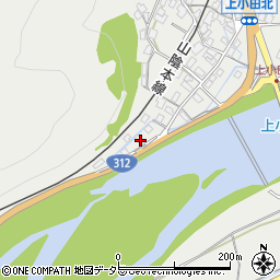 兵庫県養父市八鹿町上小田159-1周辺の地図