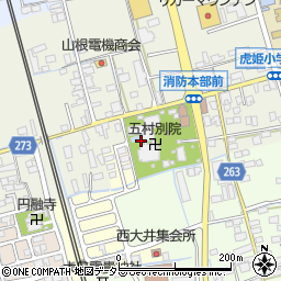 五村別院周辺の地図