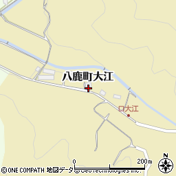 兵庫県養父市八鹿町大江309周辺の地図