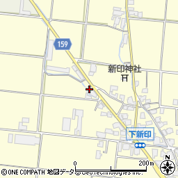 鳥取県米子市下新印418周辺の地図