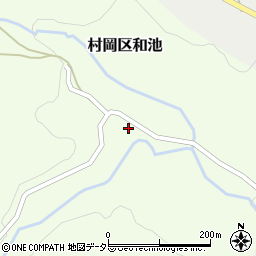 兵庫県美方郡香美町村岡区和池209周辺の地図