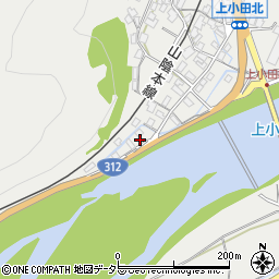 兵庫県養父市八鹿町上小田164周辺の地図