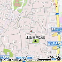 神奈川県横浜市泉区上飯田町1021周辺の地図