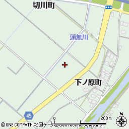 島根県安来市切川町周辺の地図