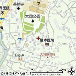 神奈川県横浜市南区大岡2丁目23周辺の地図